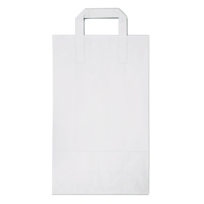 White paper carrier bag