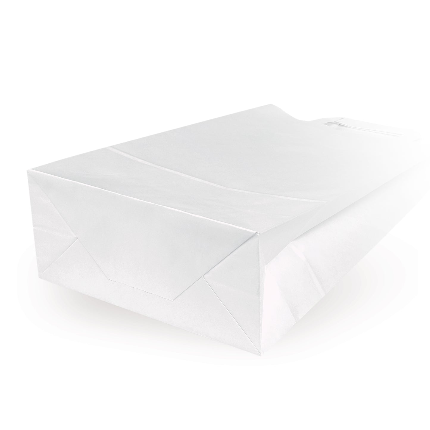 White paper carrier bag