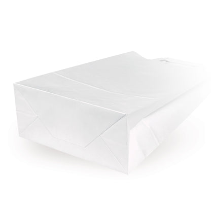 White paper carrier bag
