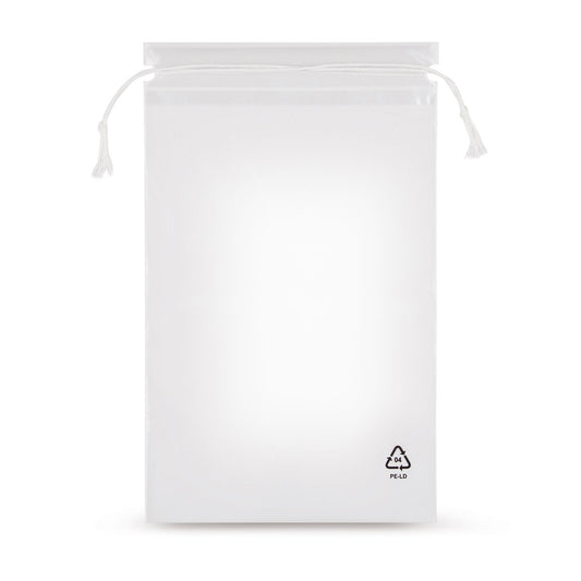 LDPE drawstring bag, 50 base