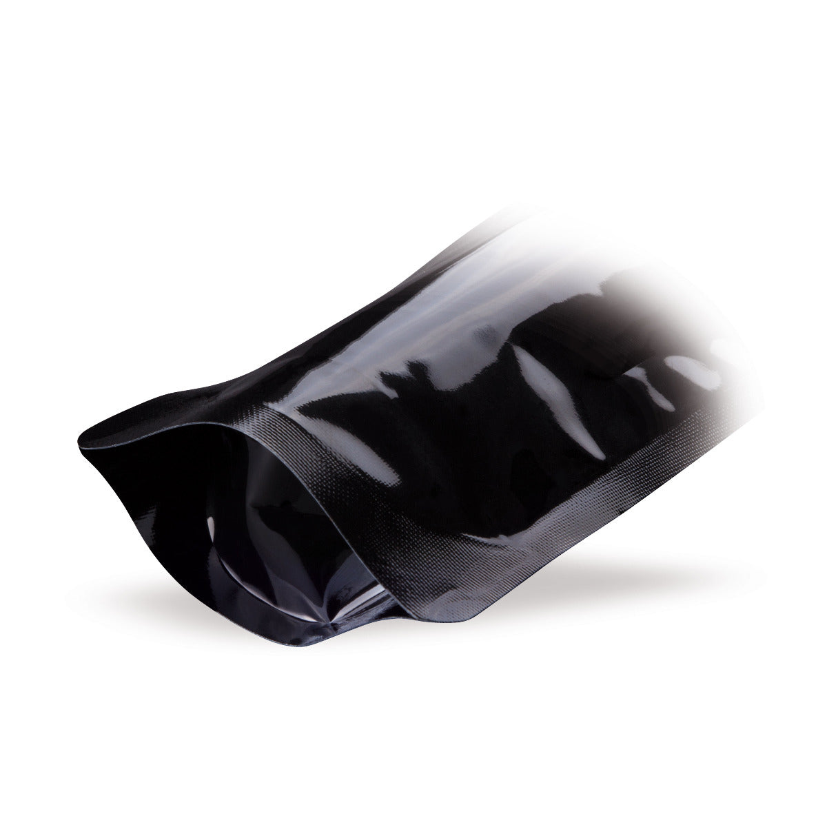 Stand-up pouches, black with aroma protection valve, detail 4