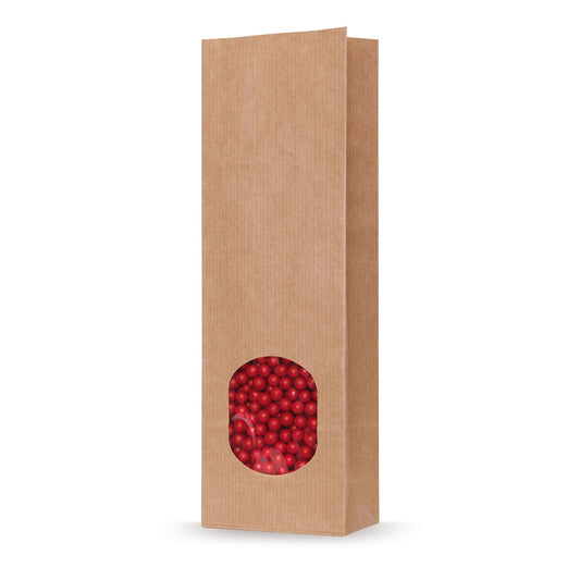 sachet à fond plat naturel bicarbonate de soude fenêtre transparente détail 2