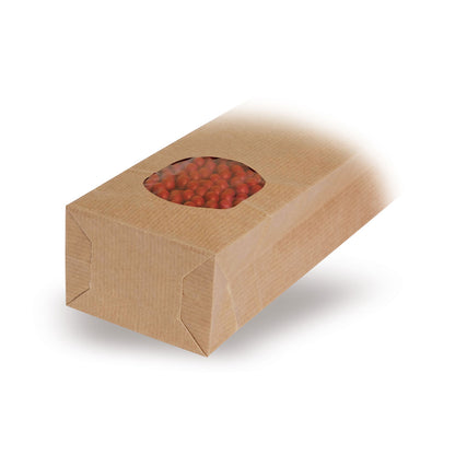 sachet à fond plat naturel bicarbonate de soude fenêtre transparente détail 3