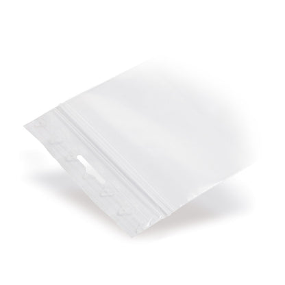 Sachet à fermeture à pression en LDPE, perforations européennes, 50, détail 2