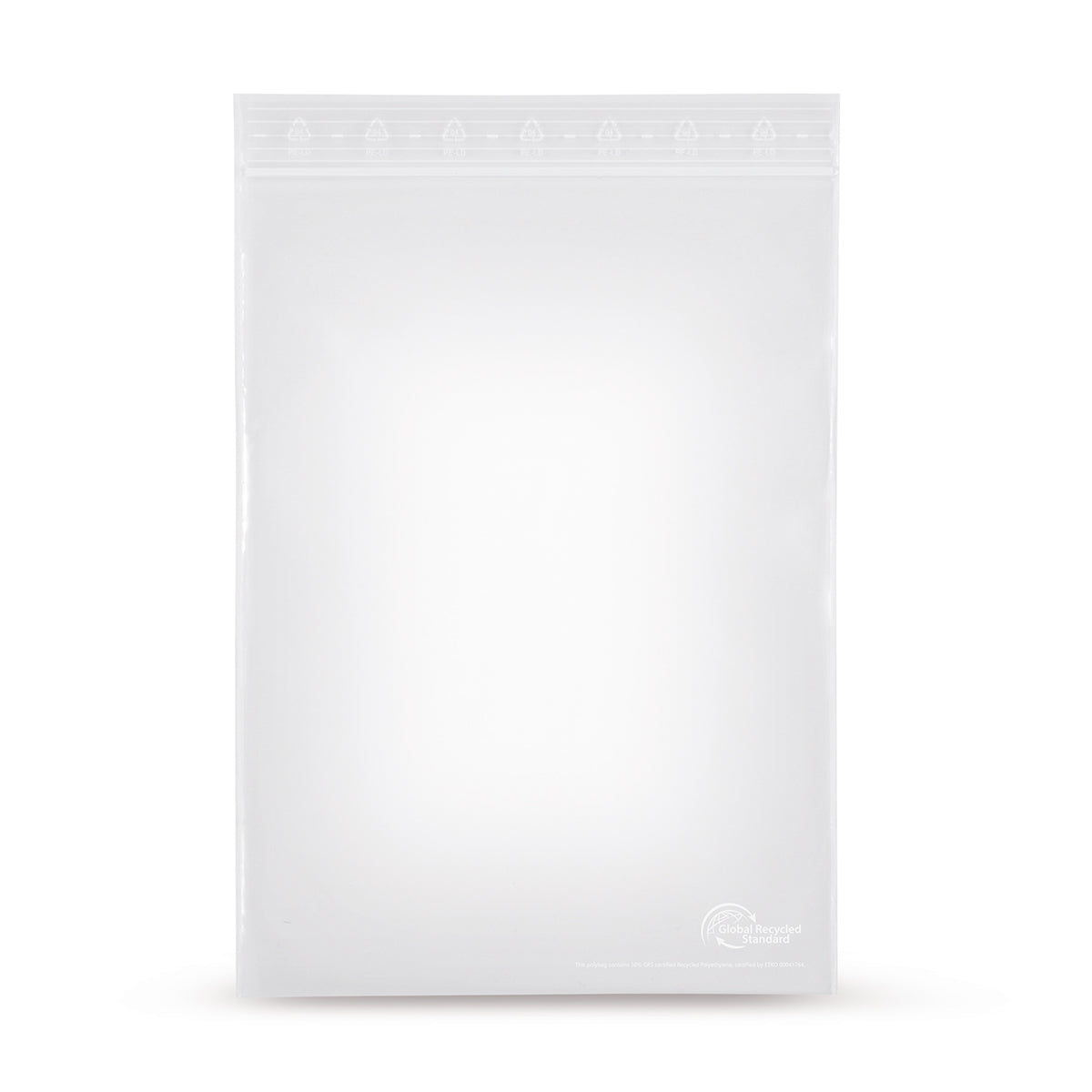 Sachet à fermeture à pression en PEHD sans bande d'étiquetage, 50 m, 50 % recyclé