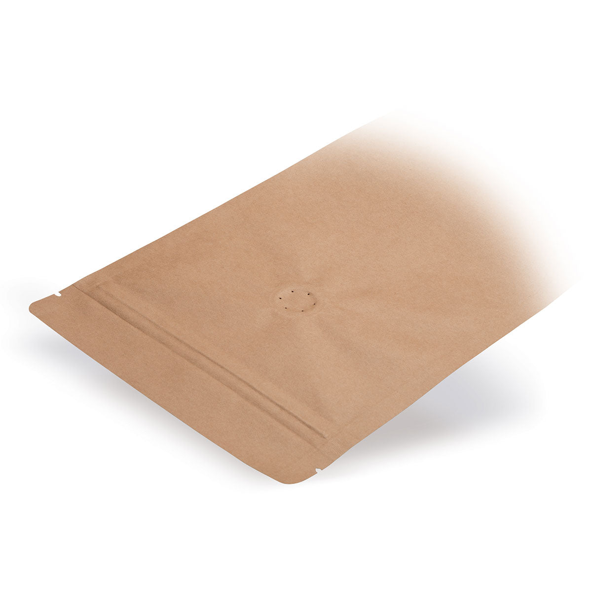 Sachets à fond plat en papier kraft avec valve de protection de l'arôme Détail 2
