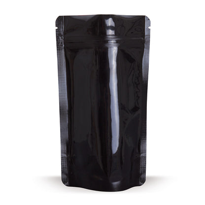 Sachet à fond plat noir détail 5